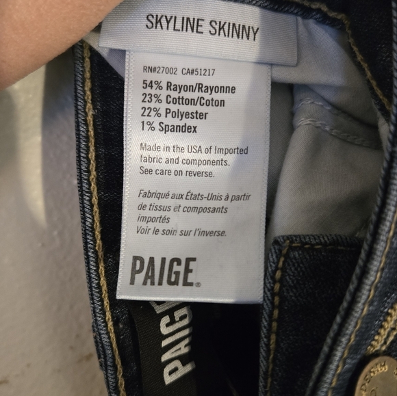 Paige Skyline Skinnies Size 32 - Picture 6 of 6